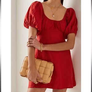 POSSE | Dove Linen Mini Dress